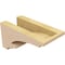 Ekena Millwork 4"W x 8"D x 4"H Wide Diane Rough Cedar Woodgrain TimberThane Corbel, Primed Tan CORUR04X08X04DIARCPR - alternate 5